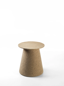 TORREWOOD for SUBER - Low wooden stool by Riva 1920 - view 2
